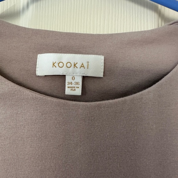 Kookai Long Sleeve Crew Neck Top Size 2 - Picture 2 of 2